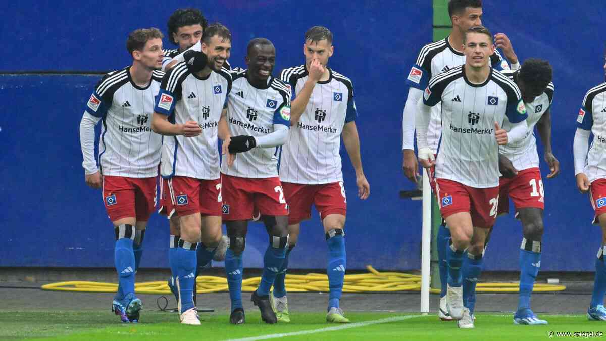 2. Fußball-Bundesliga: Hamburger SV nach Sieg über Greuther Fürth punktgleich mit FC St. Pauli