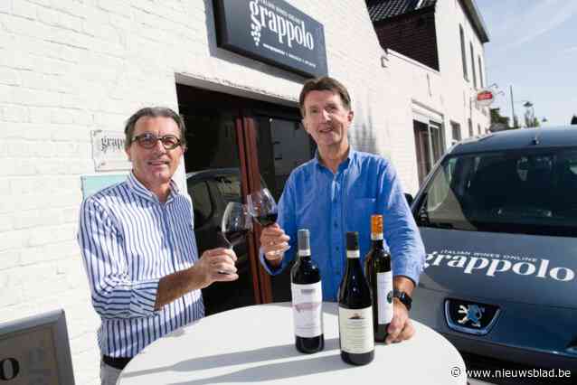 Johan en Peter klinken op tiende verjaardag van hun wijnshop Grappolo: “Van passie onze stiel gemaakt”