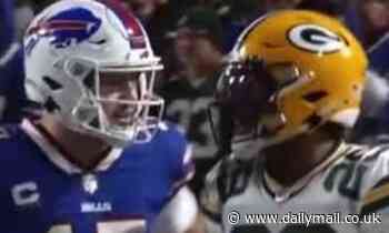 That's awkward! Footage resurfaces of Buffalo Bills quarterback Josh Allen telling new teammate Rasul Douglas 'you f***ing suck' - twice - last year when he was playing for the Packers!