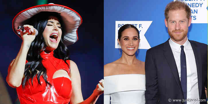 Prince Harry & Meghan Markle Attend Katy Perry's Vegas Show Following Her Coronation Performance