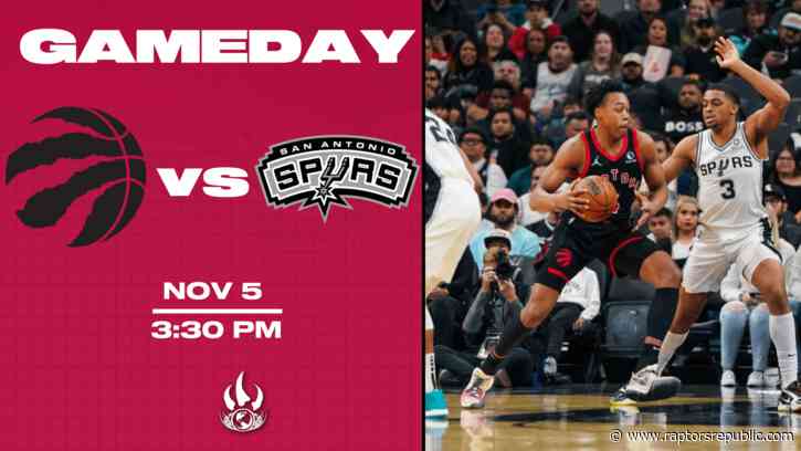 Gameday: Raptors @ Spurs, November 5, 2023