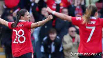 Brighton 2-2 Manchester United: Rachel Williams' injury-time goal earns Man Utd point at Brighton