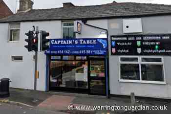 Captain's Table Warrington two-out-of-five for hygiene