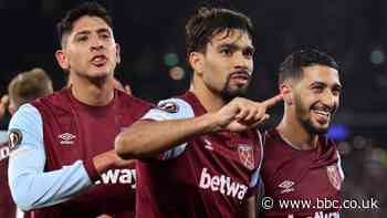 West Ham 1-0 Olympiakos: Lucas Paqueta goal moves Hammers closer to Europa League knockout stages