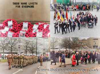 Where will Remembrance services be held in Bradford?