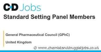 General Pharmaceutical Council (GPhC): Standard Setting Panel Members