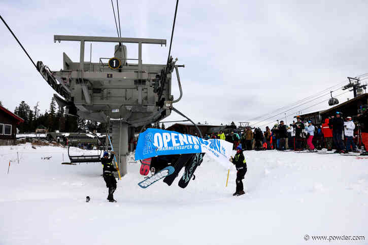 Mammoth Mountain Reveals Opening Day Lifts And Trails