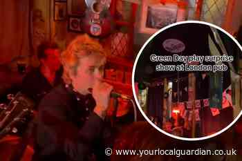 Green Day surprise pubgoers in London pub with secret gig