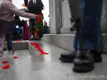 B.C. Remembrance Day events to be held rain or shine, with wild weather forecast