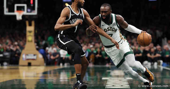 Jaylen Brown scores 28 points, Celtics hit 19 3s to beat Nets in NBA tournament play