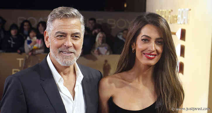 George Clooney Gets Wife Amal's Support at 'Boys in the Boat' London Premiere
