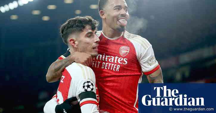 Arsenal romp into last 16 as Kai Havertz sparks six-goal demolition of Lens