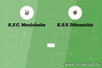 Wedstrijd tussen FC Meulebeke en SV Diksmuide afgelast