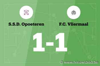 Eindelijk een punt voor FC Vliermaal