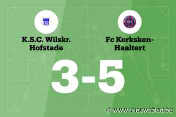 Zege FC Kerksken-Haaltert op Wilskracht Hofstade
