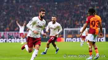Oh My Word!': Rio Ferdinand hails Bruno Fernandes' stunning strike to double Manchester United's lead at Galatasaray in their crucial Champions League clash