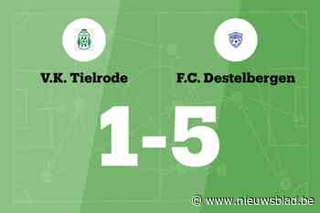 Hamerlinck scoort twee keer voor FC Destelbergen B in wedstrijd tegen VK Tielrode