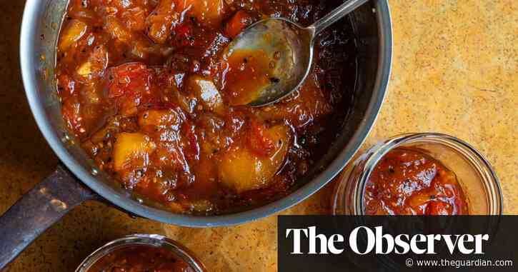 Nigel Slater’s recipes for mango and tomato chutney, and apricots in muscat and brandy