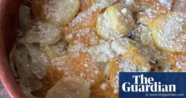 Rachel Roddy’s recipe for fennel, potato, squash and sage bake | A kitchen in Rome