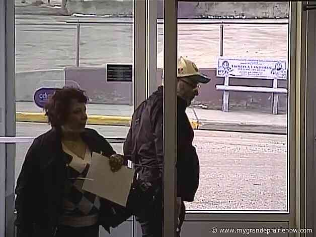 Suspects sought following alleged fraudulent bank transaction in Spirit River