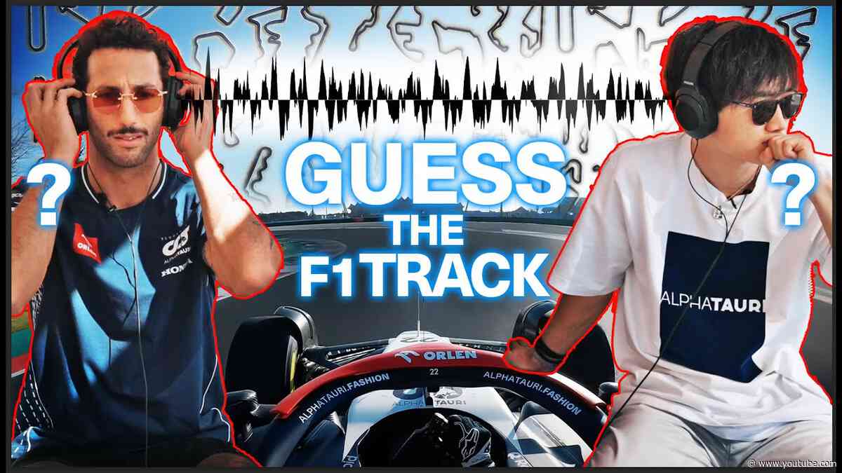 Yuki and Daniel play GUESS THE #F1 TRACK