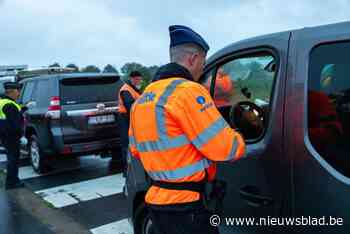 Vier bestuurders onder invloed tijdens  eerste grote BOB-controle