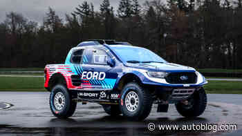 Ford Performance Ranger T1+ all dressed up for next month's Dakar Rally
