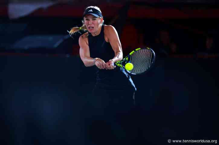 "If you want it, everything is possible," Caroline Wozniack's lesson to young players