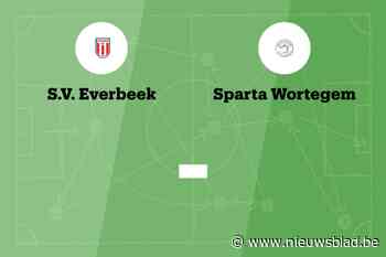 Wedstrijd tussen SV Everbeek en Sparta Wortegem afgelast