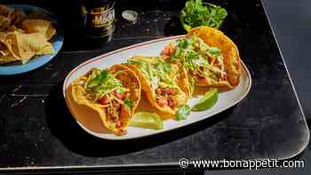 Puffy Tacos With Beef Picadillo