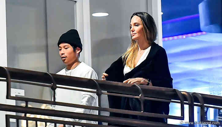 Angelina Jolie & Son Pax Spotted at L.A.'s Trendiest Sushi Restaurant
