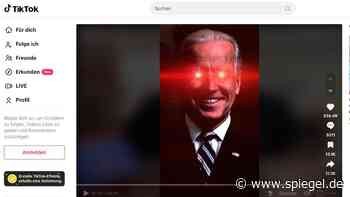 Joe Biden auf TikTok: Wahlwerbung mit Laseraugen