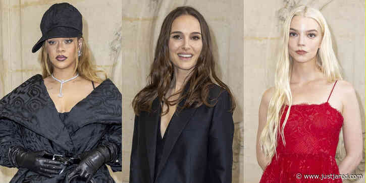 Rihanna, Natalie Portman, Anya Taylor Joy & More Celebs Attend Dior's Star-Studded Fashion Show!