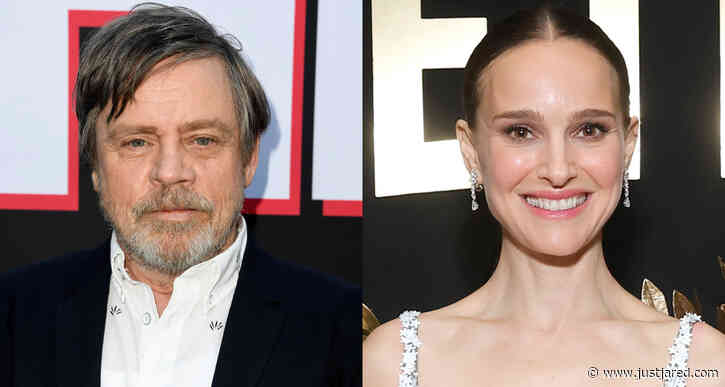 Mark Hamill Meets His 'Star Wars' 'Mother' Natalie Portman at Golden Globes 2024!