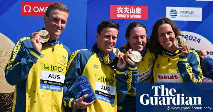 Australia claim world championship gold after dramatic open water swimming finish