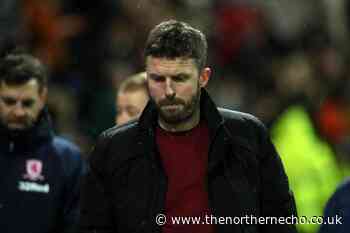 Middlesbrough: Michael Carrick's verdict on Preston defeat
