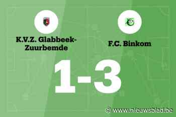 Cleynen scoort twee keer voor FC Binkom in wedstrijd tegen KVZ Glabbeek Zuurbemde