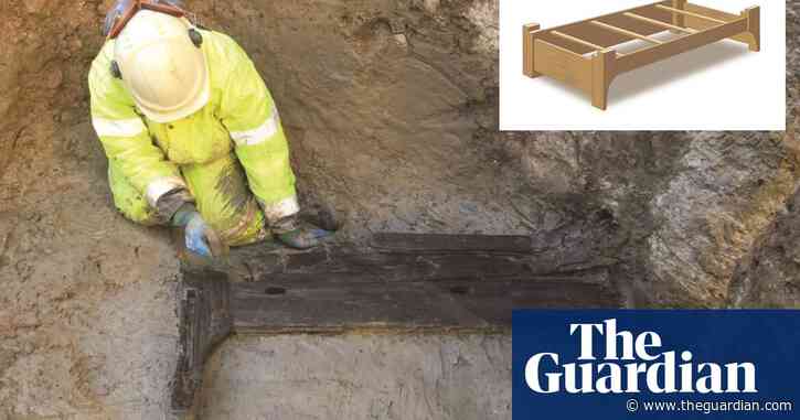 ‘Flat-packed furniture for the next life’: Roman funerary bed found in London