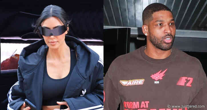 Kim Kardashian Attends Son Saint's Basketball Game with Tristan Thompson
