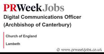 Church of England: Digital Communications Officer (Archbishop of Canterbury)