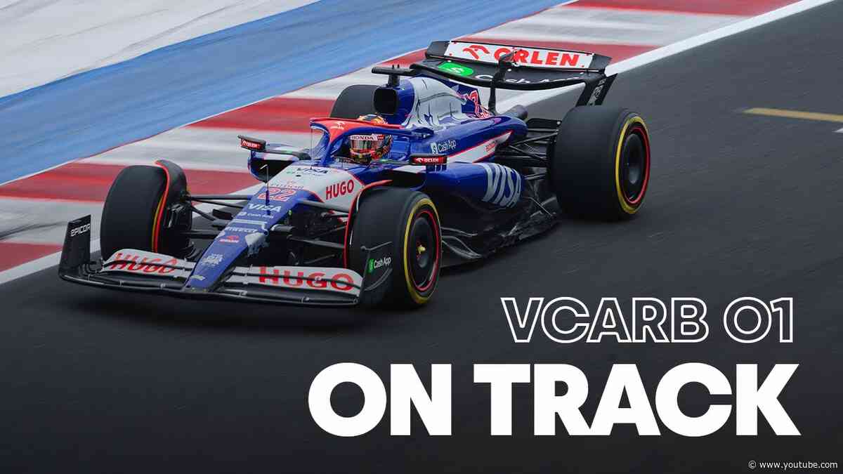 VCARB 01 ON TRACK!