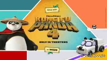 Jump in the car with Kung Fu Panda
