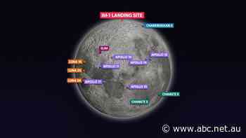 Moon landing sites