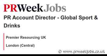 Premier Resourcing UK: PR Account Director - Global Sport & Drinks