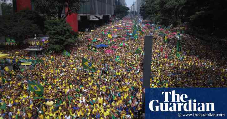 Jair Bolsonaro: tens of thousands attend rally in support of Brazil’s former president