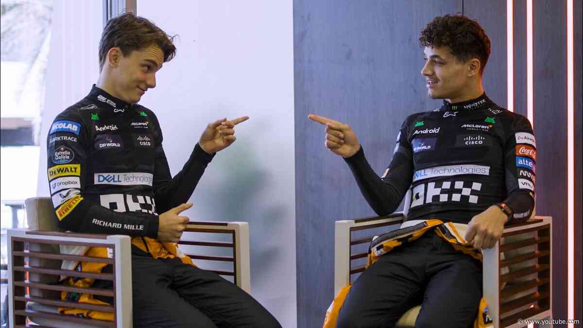 In Conversation With Lando Norris and Oscar Piastri | Looking Ahead To The 2024 F1 Season!
