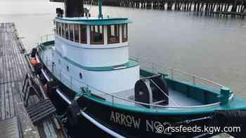 Historic tugboat still chugs along the Columbia River, now for those who tour Astoria