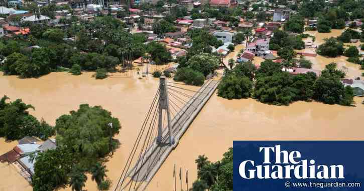 Floods submerge cities in central South America after extreme rainfall – video