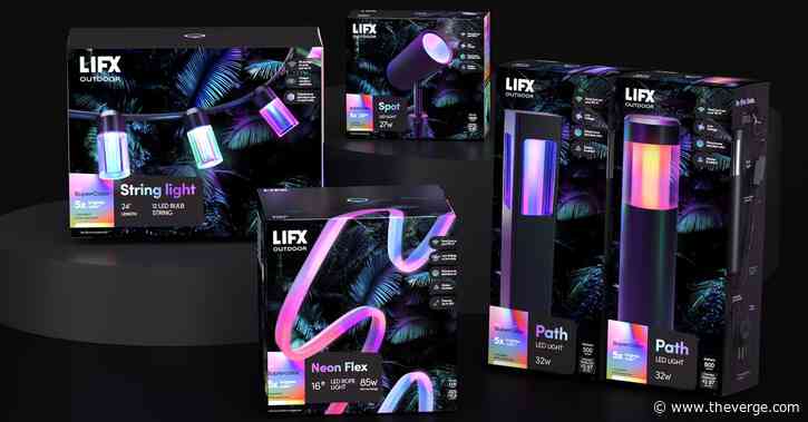 Smart lighting stalwart Lifx reemerges with a new line of outdoor lights