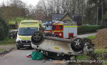 Local farmers rescue driver of overturned vehicle in Oxfordshire